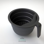 Bunn Coffee Machine FUNNNEL W/DECALS BLACK PLASTIC - 20583.0003