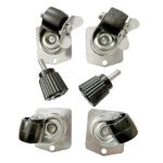 Polar Castors & Adjustable Feet (Set 6) For CC064 CC065 CJ794 DG280 - AK836